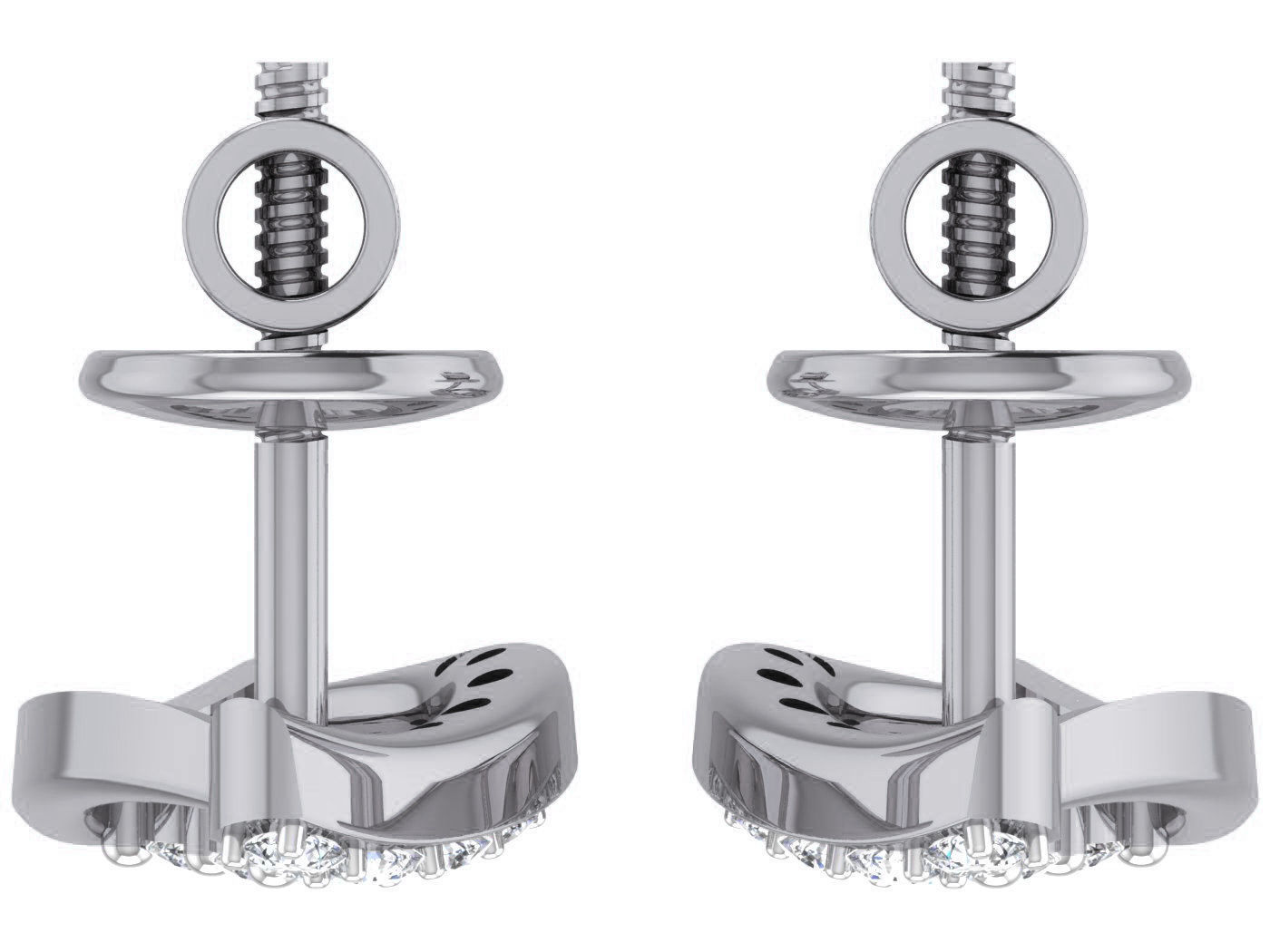 High Jewelry Pendant Earrings Set 3dm stl obj mtl gltf glb 3D print model_34