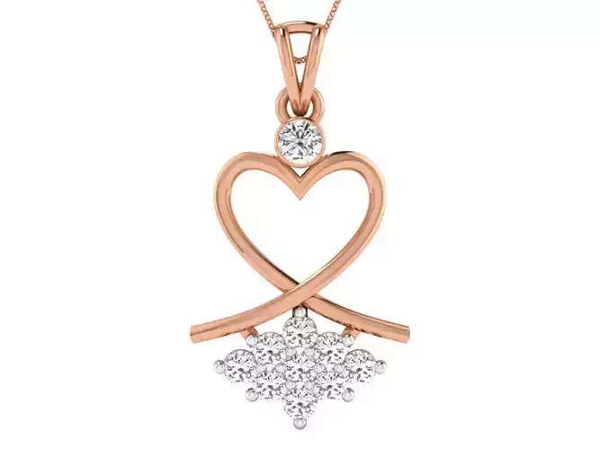 High Jewelry Pendant Earrings Set 3dm stl obj mtl gltf glb