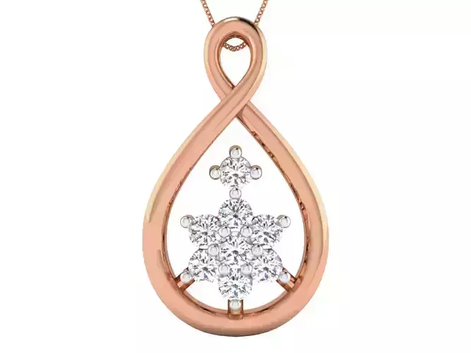 High Jewelry Pendant Earrings Set 3dm stl obj mtl gltf glb