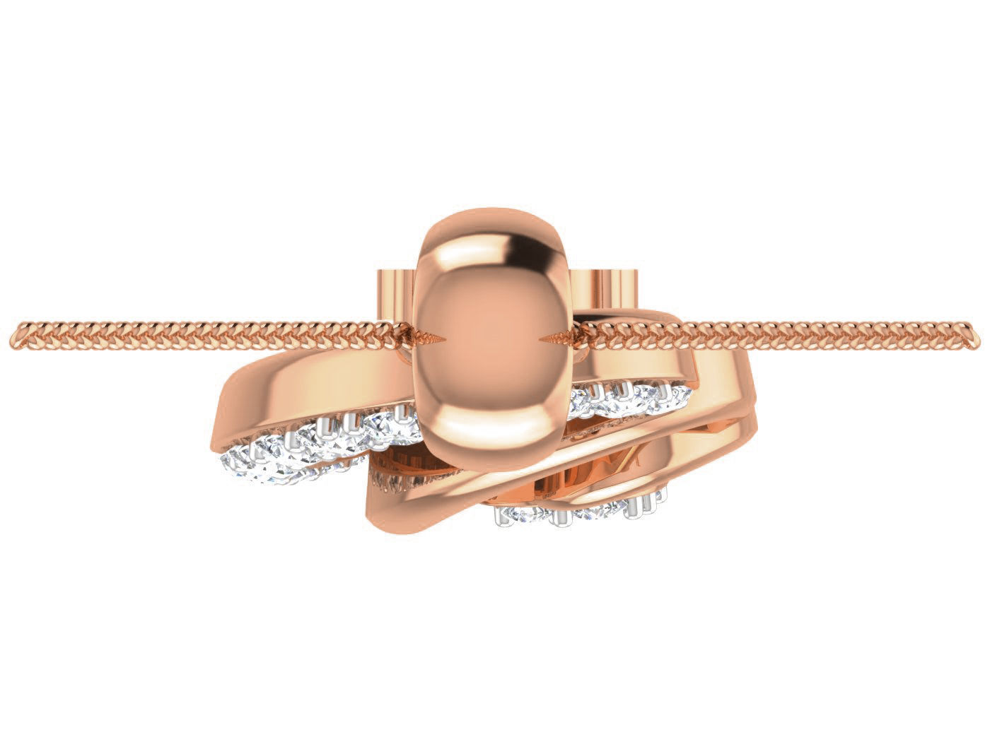 High Jewelry Pendant Earrings Set 3dm stl obj mtl gltf glb 3D print model_36