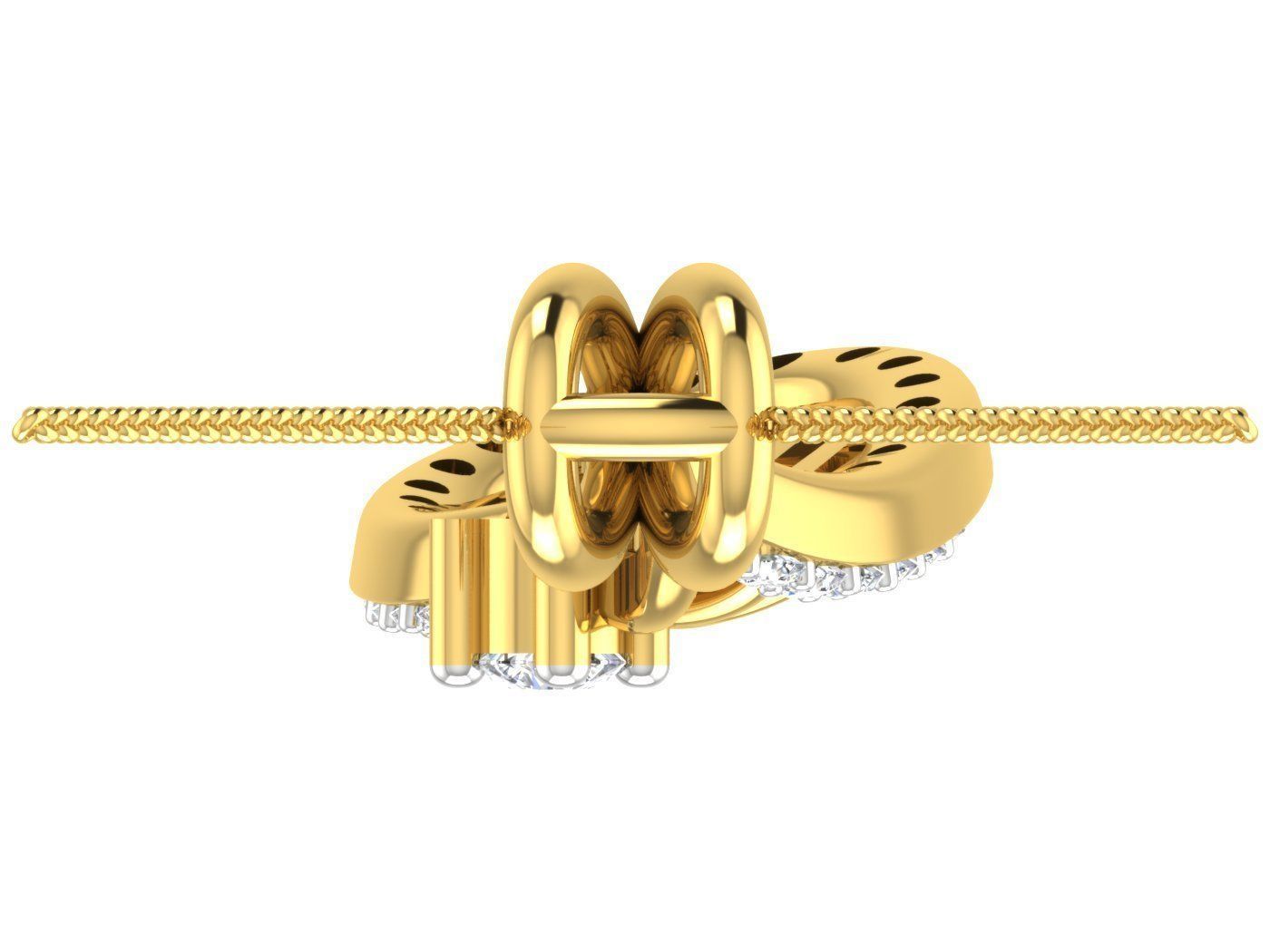 High Jewelry Pendant Earrings Set 3dm stl obj mtl gltf glb 3D print model_31