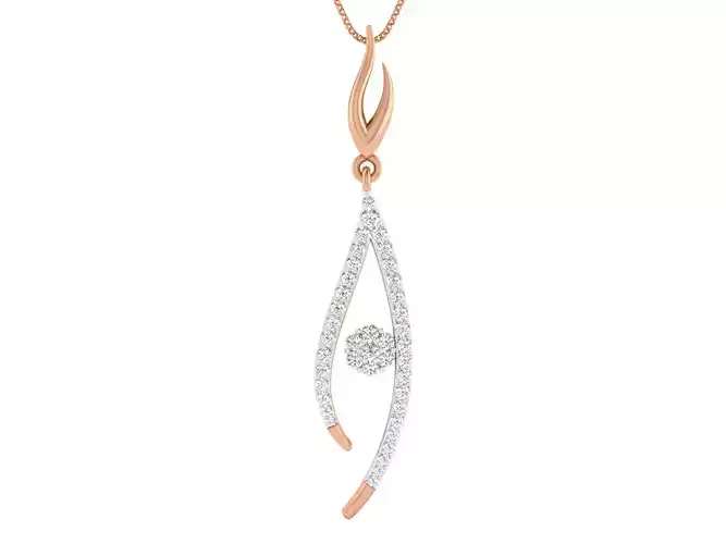 High Jewelry Pendant Earrings Set 3dm stl obj mtl gltf glb