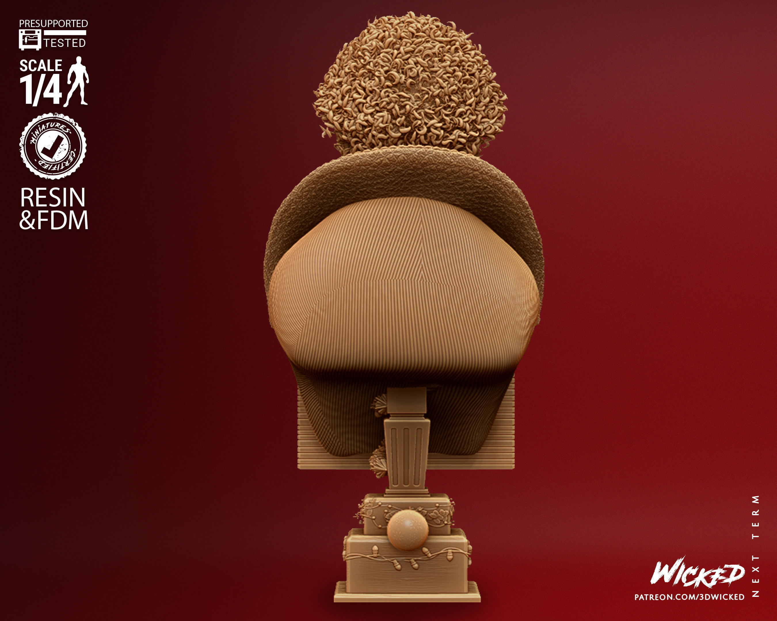 Wicked Home Alone Marv Bust Tested for 3D printing 3D print model_12