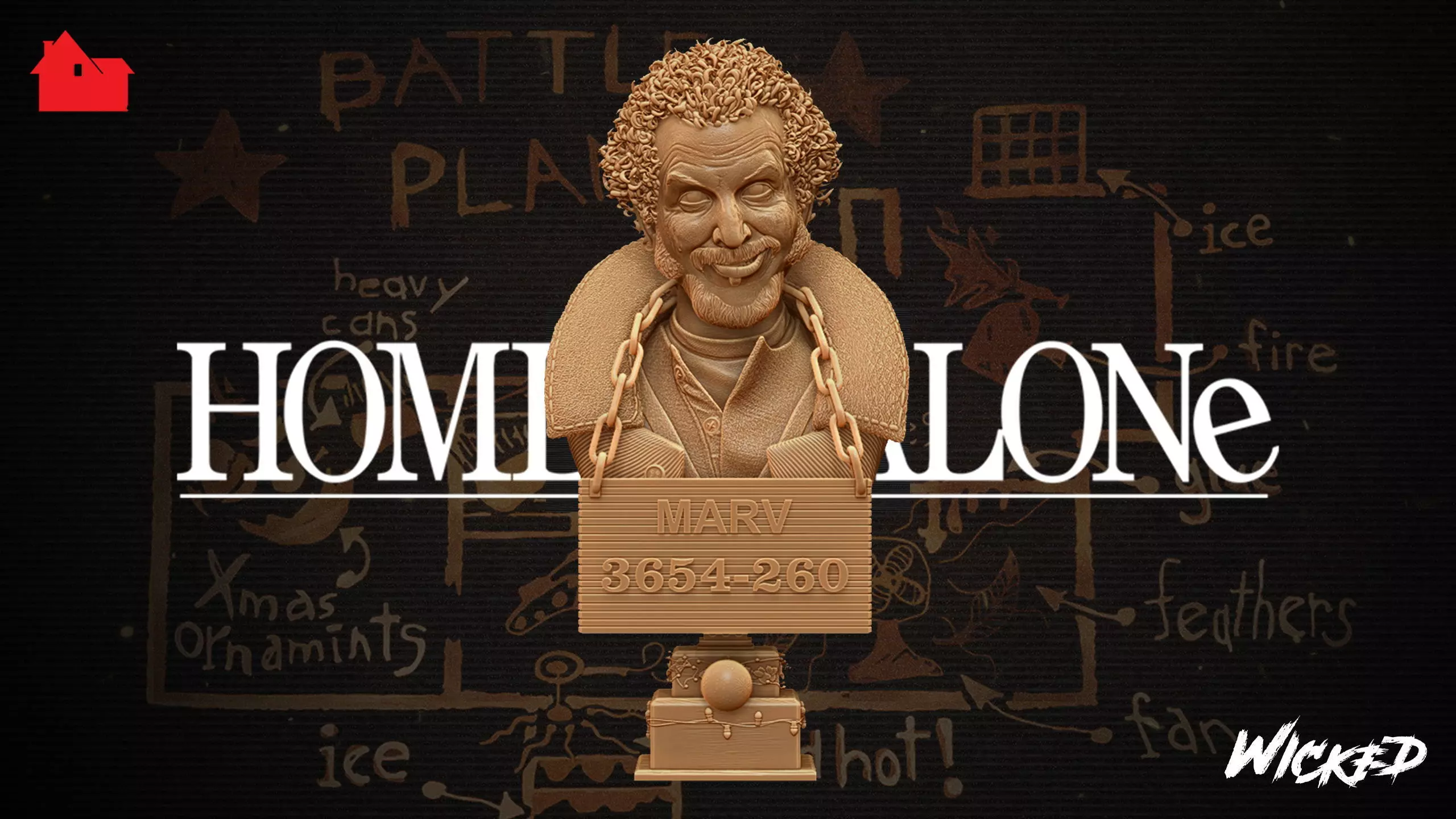 Wicked Home Alone Marv Bust Tested for 3D printing 3D print model_0