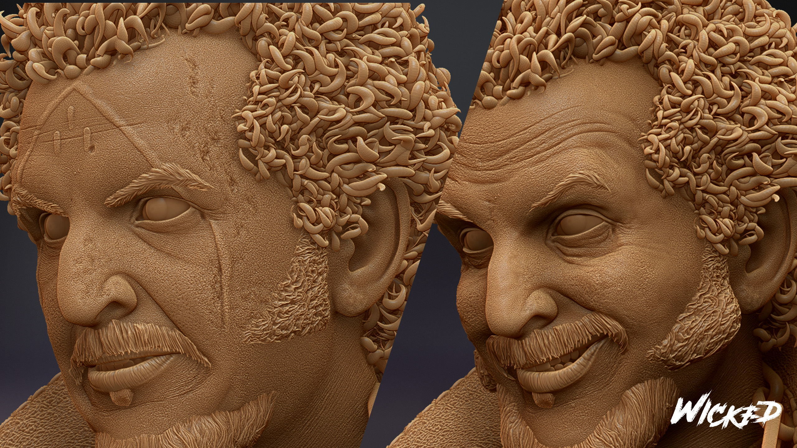 Wicked Home Alone Marv Bust Tested for 3D printing 3D print model_43