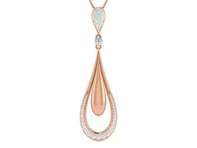 High Jewelry Pendant Earrings Set 3dm stl obj mtl gltf glb