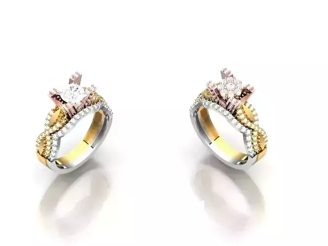 Womens Solitaire Ring