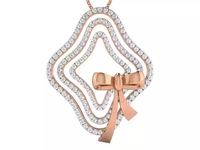 High Jewelry Pendant Earrings Set 3dm stl obj mtl gltf glb