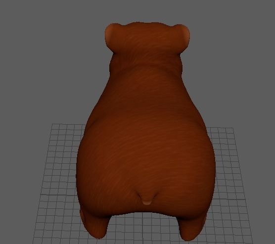 Cartoon Bear 3d Model Low-poly 3D model_11