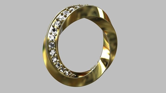 Spiked Twisted Wire Ring 3D model 3D printable | CGTrader