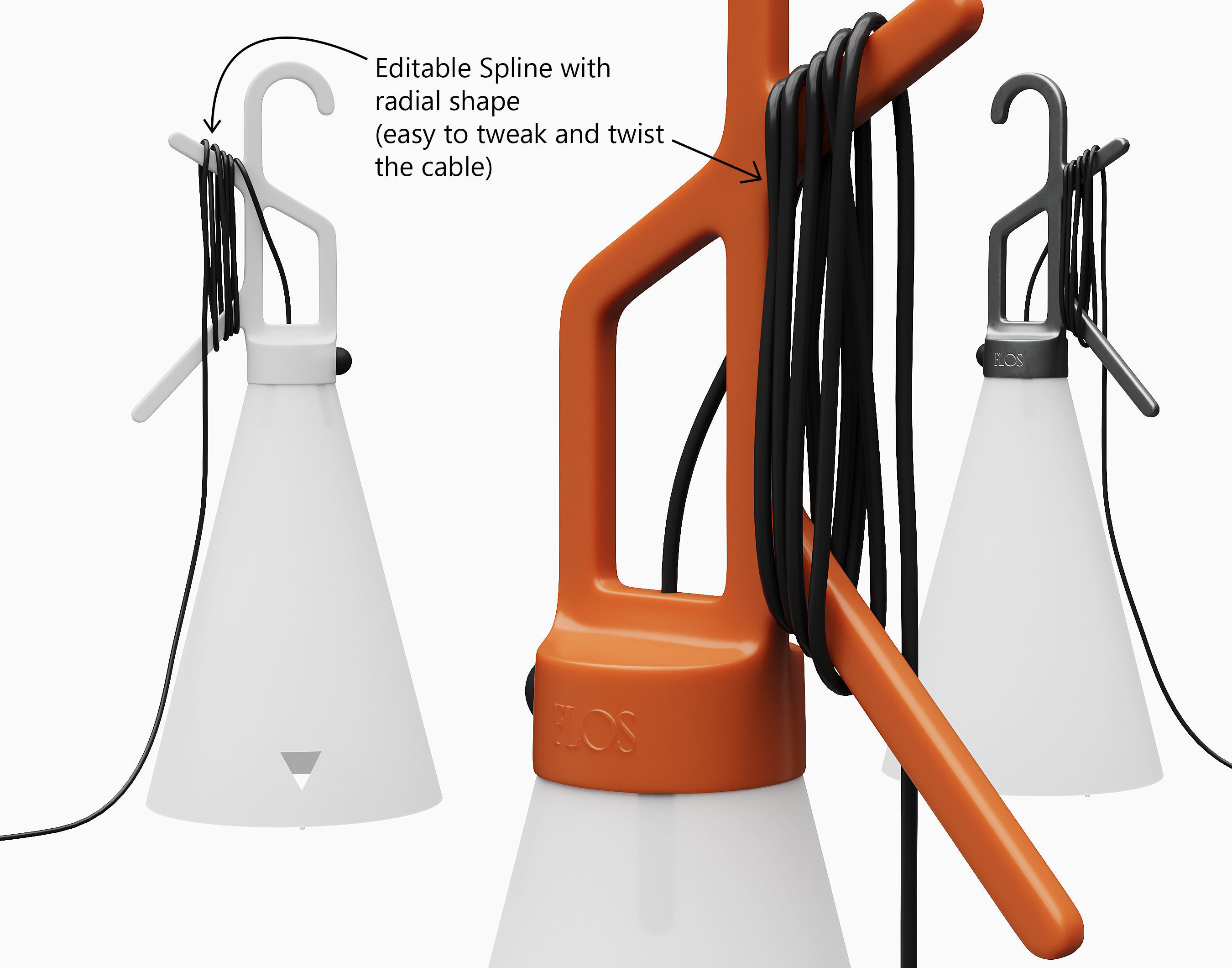 FLOS Mayday Lamp 3D model_1