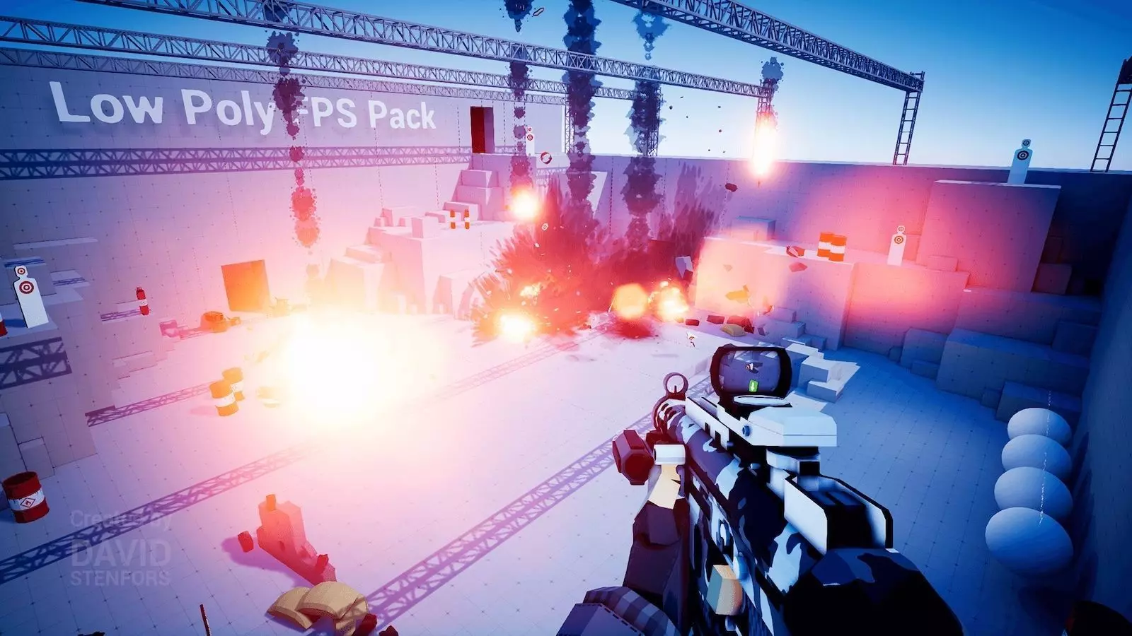 Low Poly Shooter Pack Unity Assets Low-poly 3D model_0