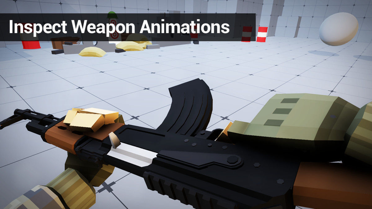 Low Poly Shooter Pack Unity Assets Low-poly 3D model_1
