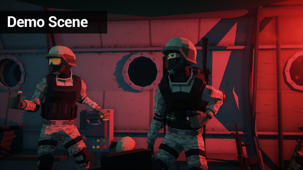 Low Poly Shooter Pack Unity Assets Low-poly 3D model_2