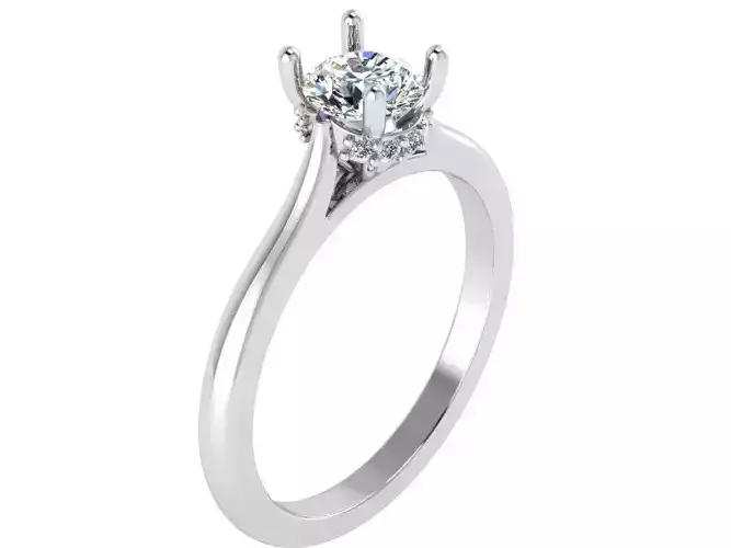 Solitaire Diamond Ring 1584