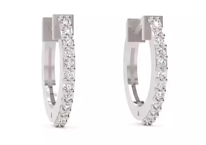 Earring 20  STL Jewelry Model for 3D Print 3D print model