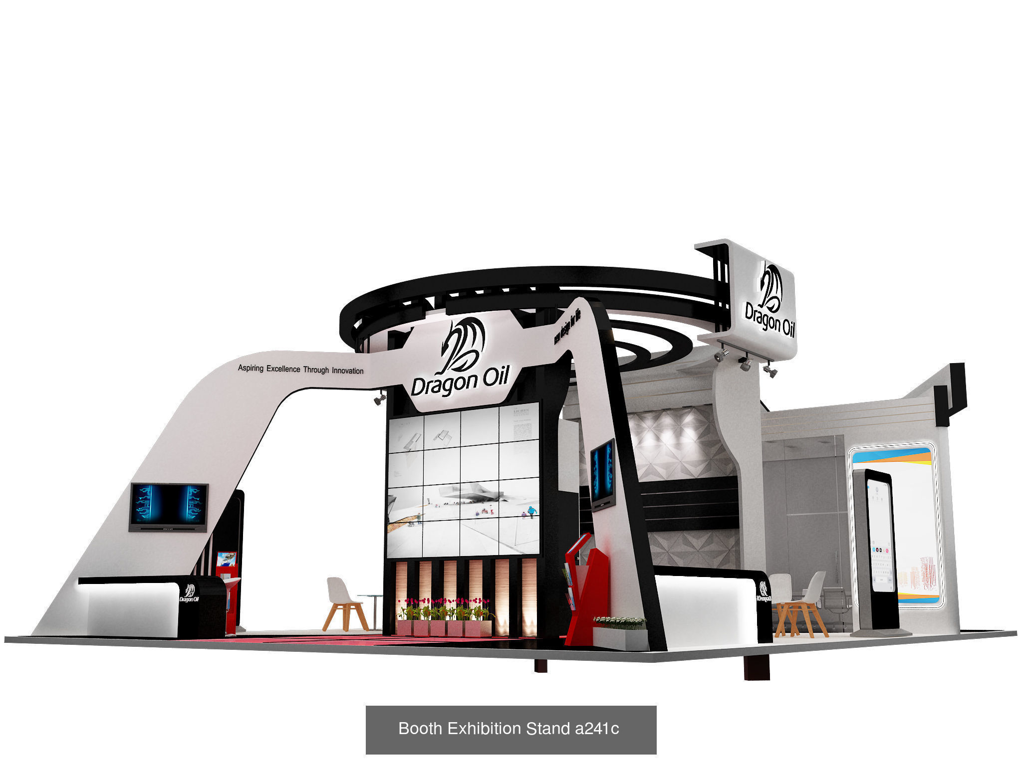 Booth Exhibition Stand G37 3D Model Collection_3