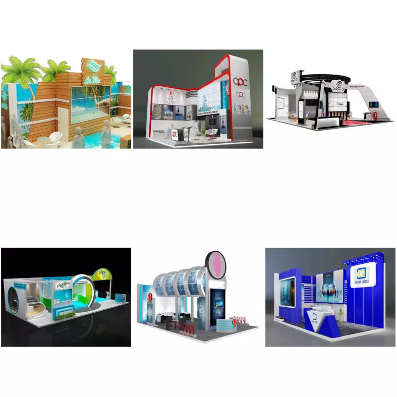 Booth Exhibition Stand G37 3D Model Collection_0