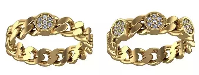 Gurmet Stone Ring  2 pieces