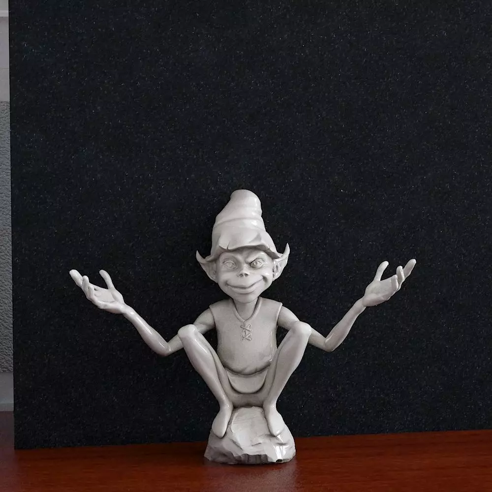 Elf statue 3D print model