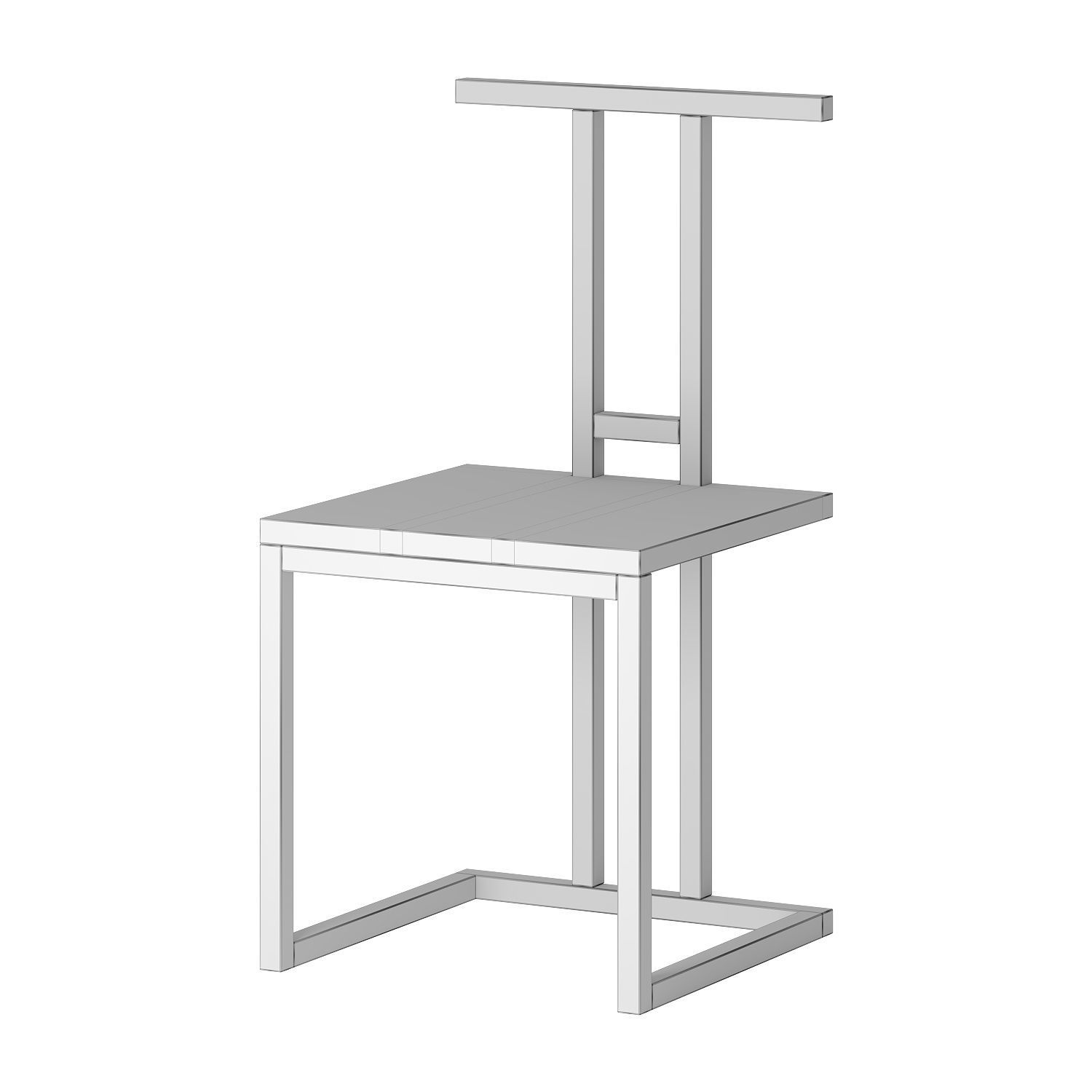 Grid Chair By Subin Seol 3D model_4