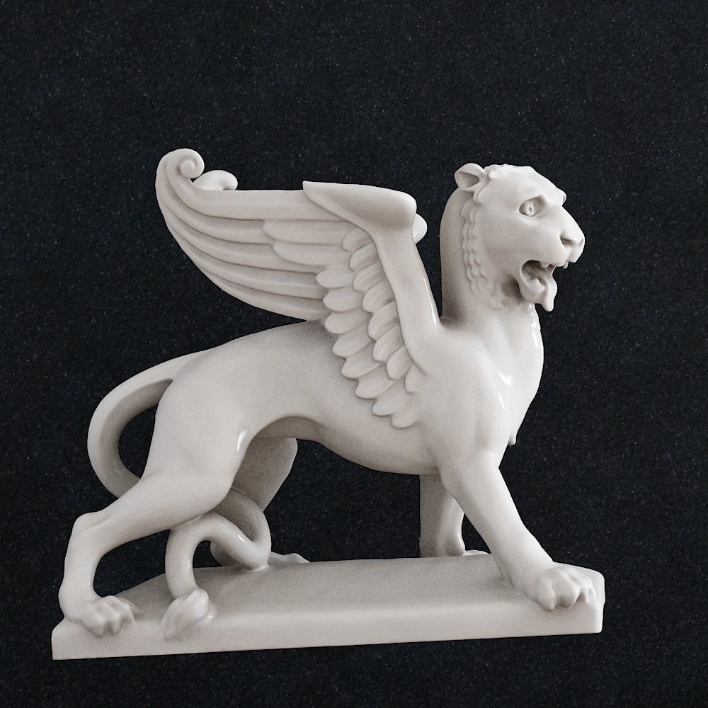 Griffin statue Gargoyle 3D print model_1