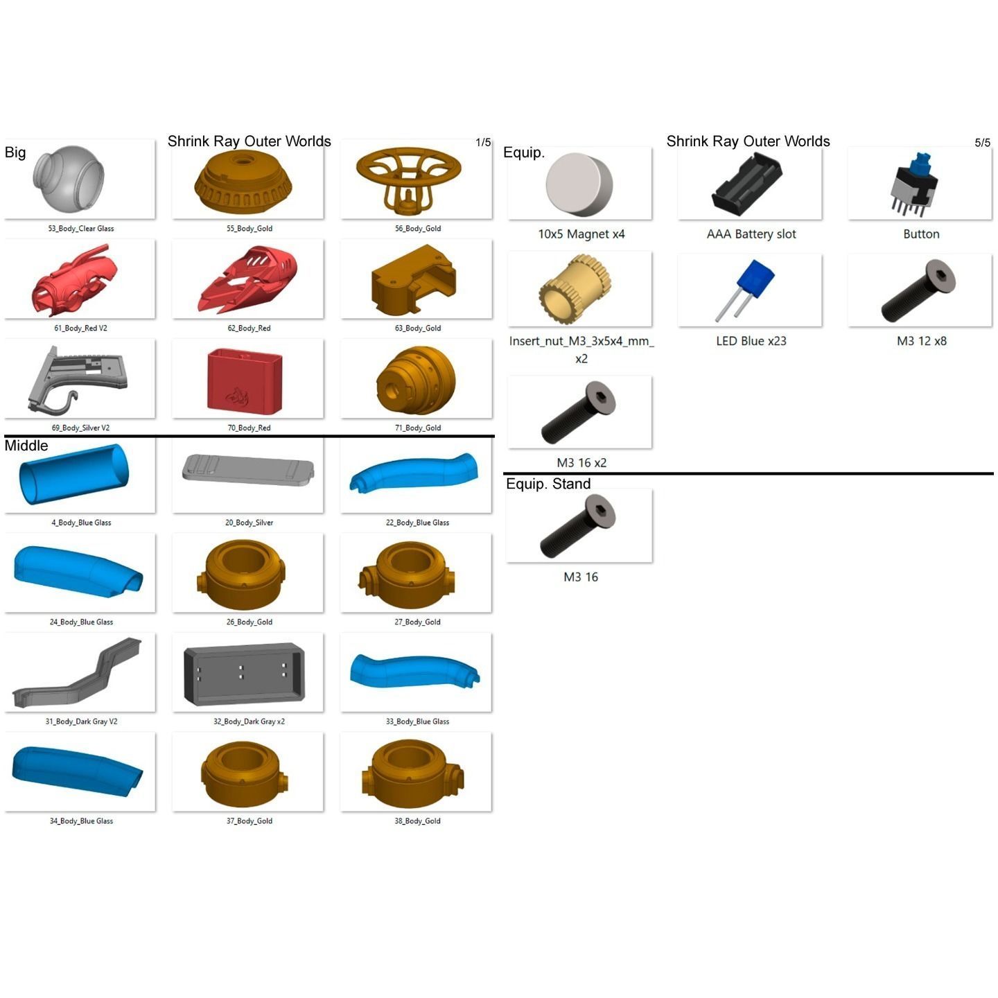 Shrink Ray Gun - Outer Worlds - STL CAD bundle - Commercial Use 3D print model_6
