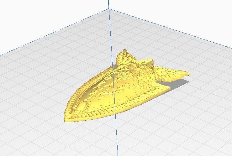 Imperial Crusader Shield from Lineage2 Game L2 3D print model 3D print model_5
