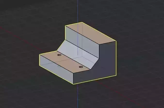 Wolfbox Camera Mounting Block for Behind License Plate Free 3D print model Wolfbox Camera Mounting Block for Behind License Plate Free 3D print model