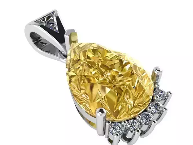 Pear Pendant 1600