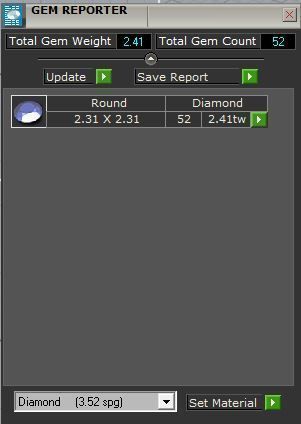3 Row Diamond Band Ring 1601 3D print model_5