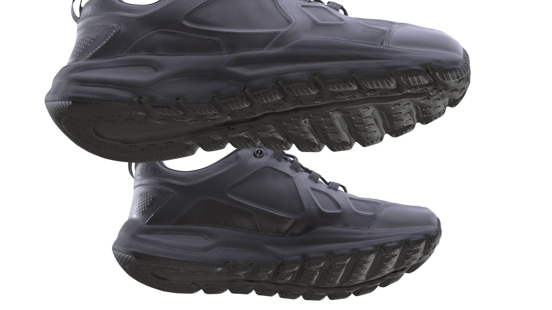 Sneakers Low-poly 3D model_9