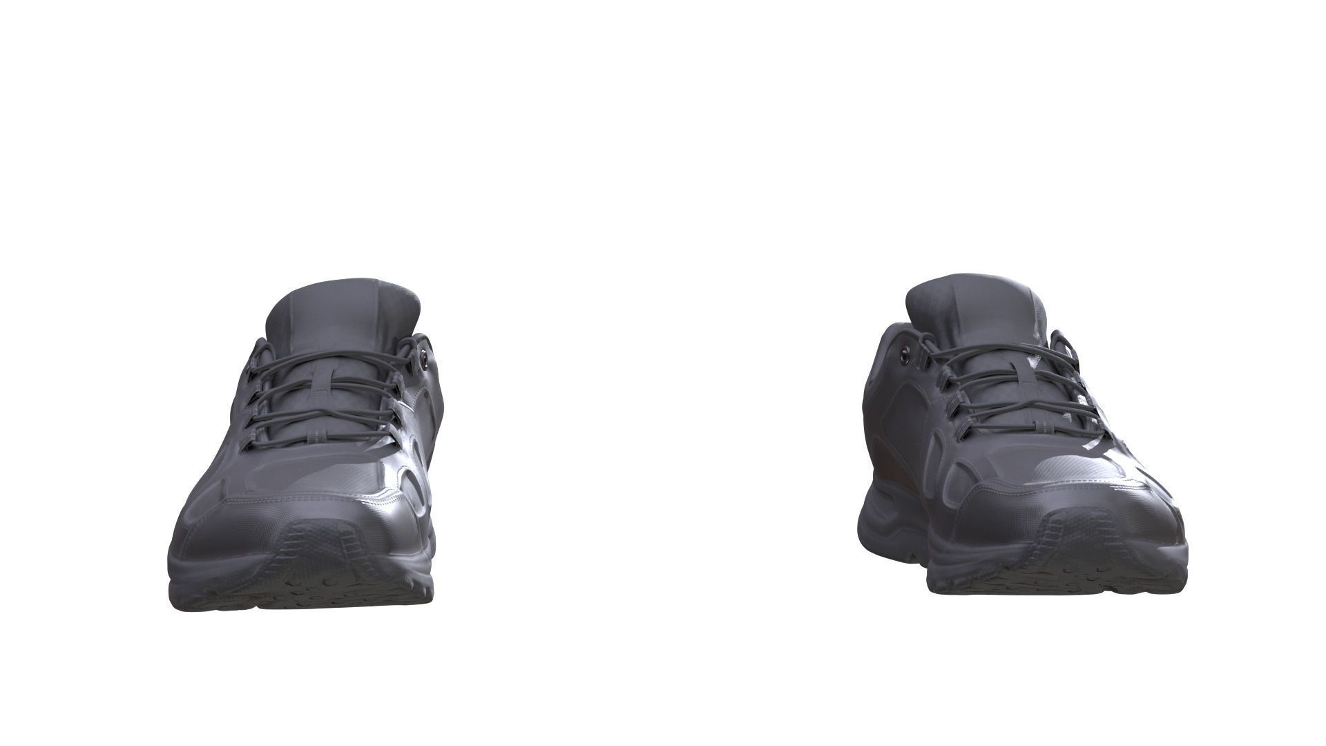 Sneakers Low-poly 3D model_6