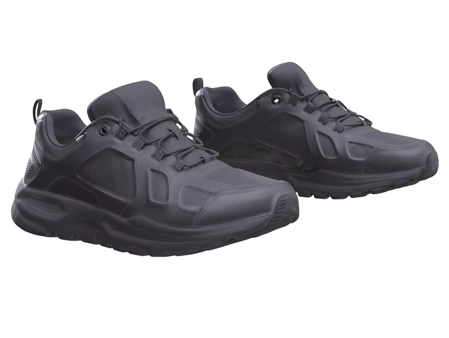 Sneakers Low-poly 3D model_0