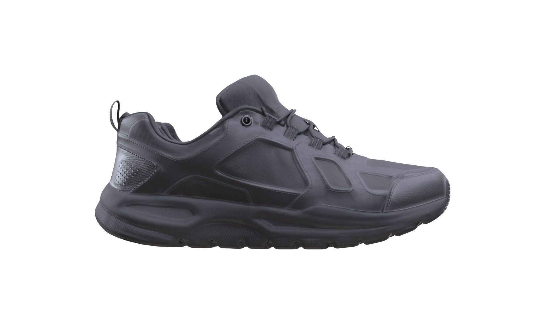 Sneakers Low-poly 3D model_8