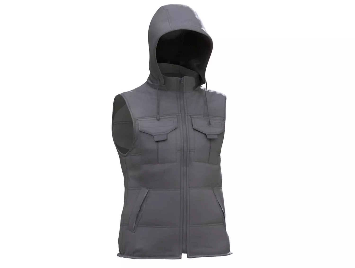 3D Vest Low-poly 3D model_0