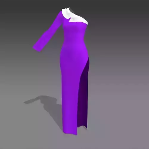 One shoulder and one collar