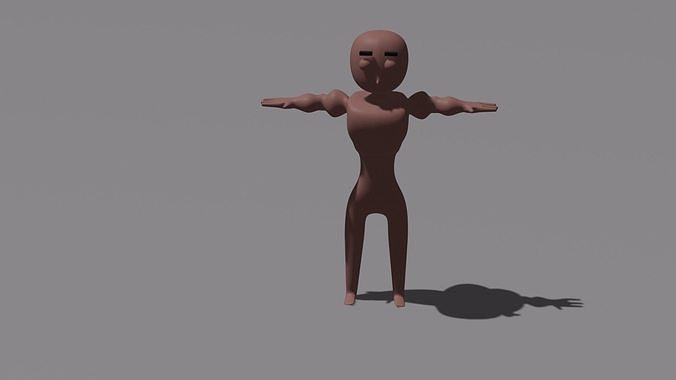 human people 3D model