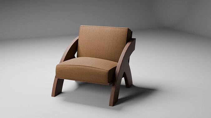 armchair modern 3D model