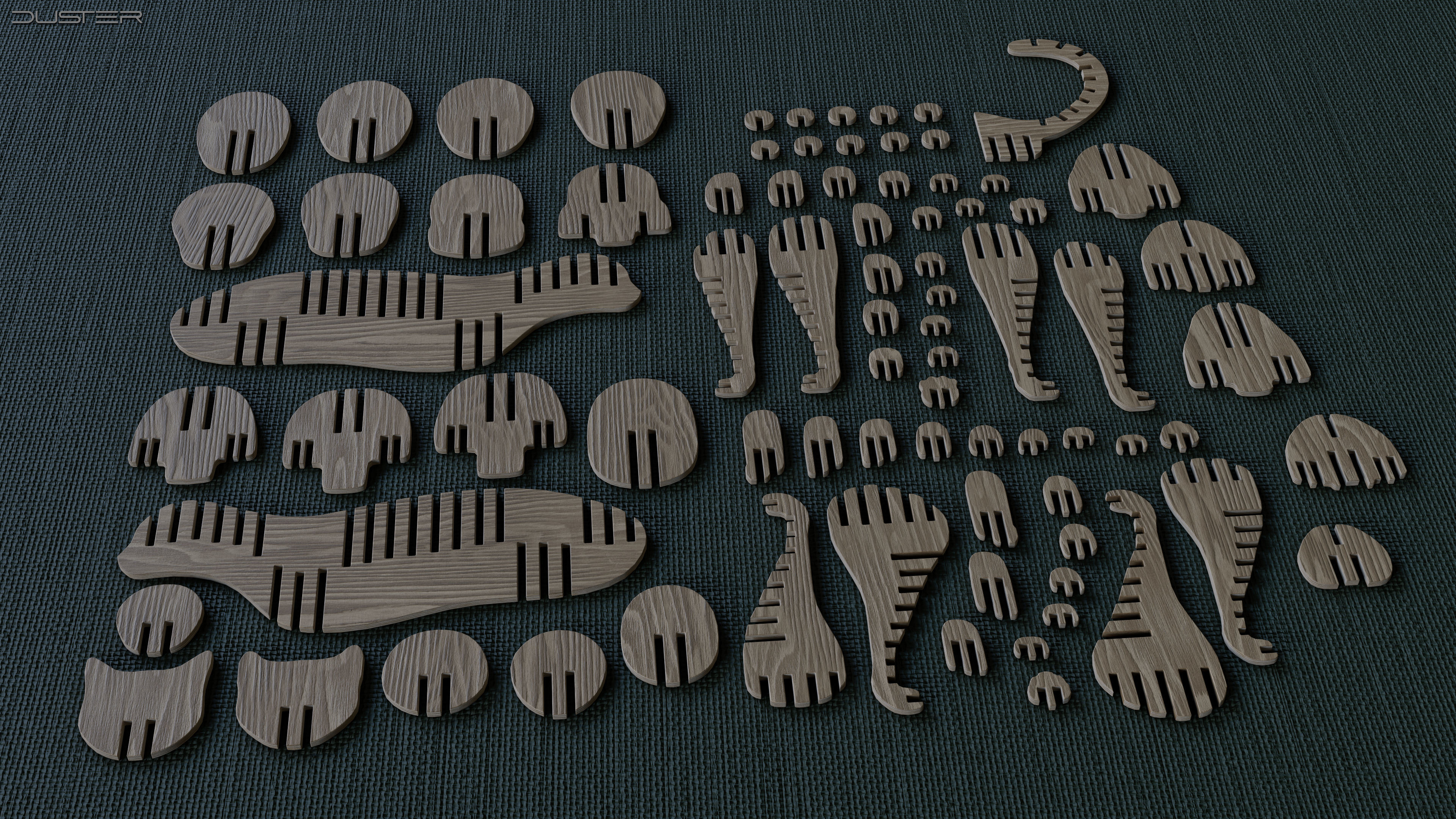 3D Puzzle - Cat 3D model_2