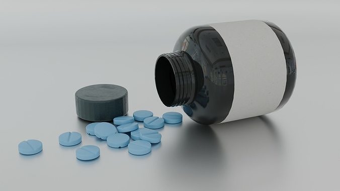  medicine Low-poly 3D model