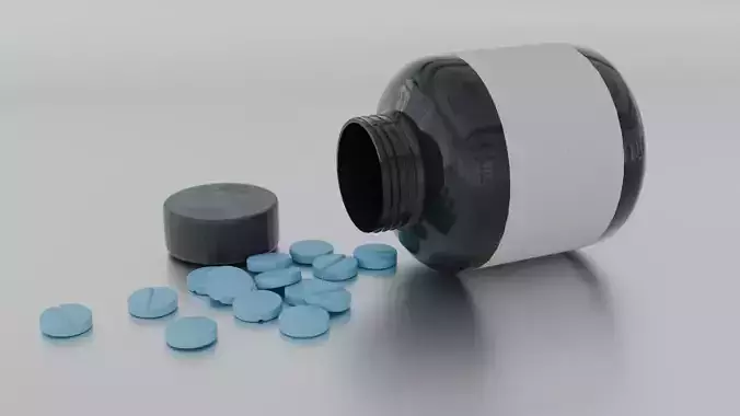  medicine Low-poly 3D model