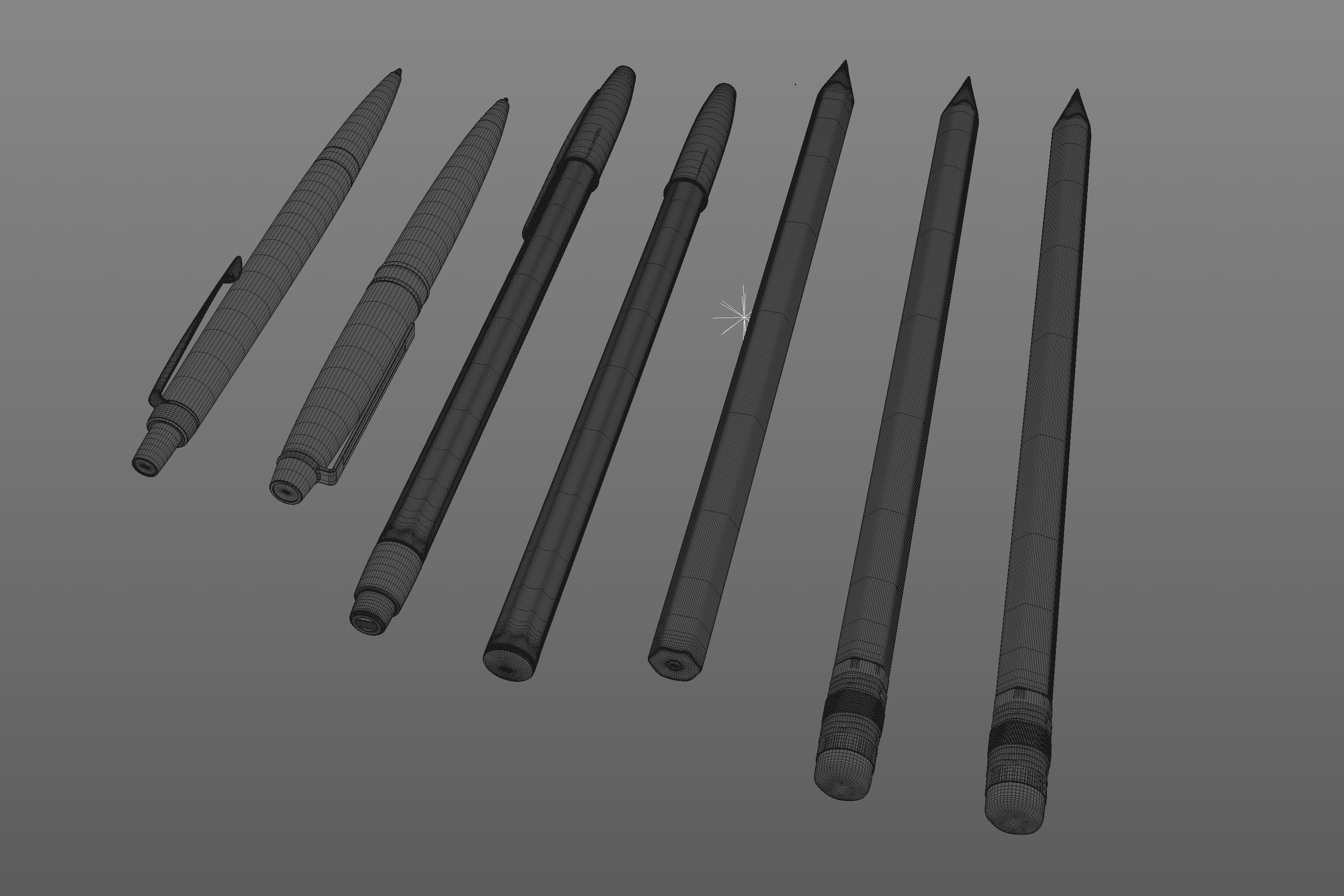 Stationery 3D model_5
