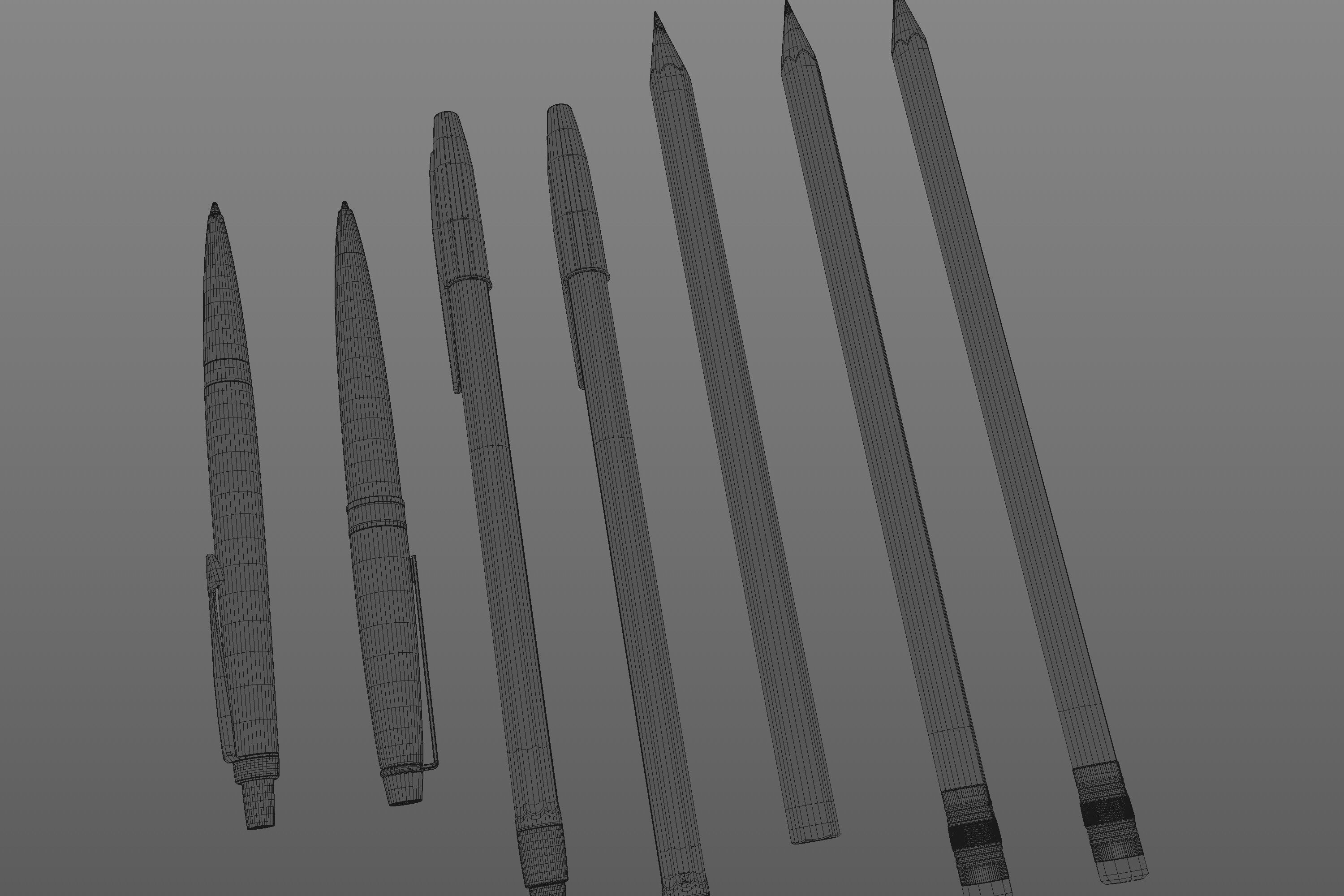 Stationery 3D model_6