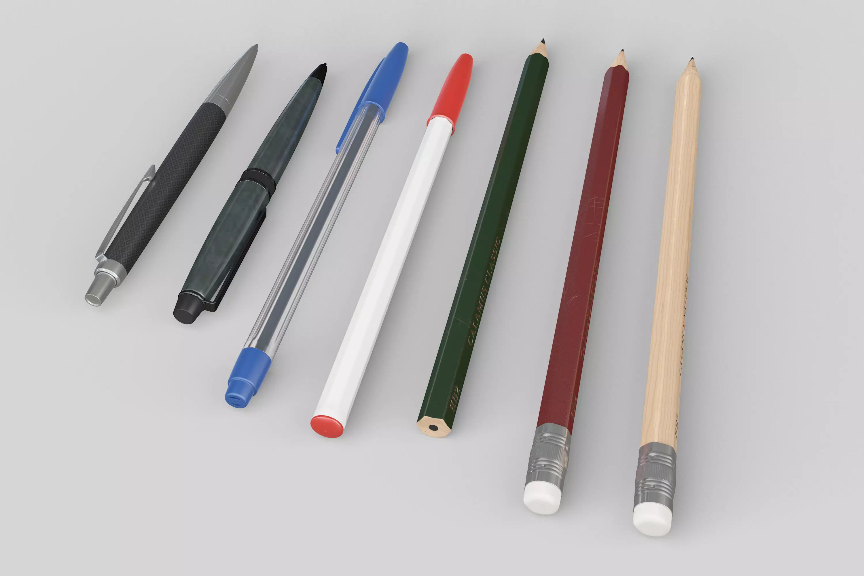 Stationery 3D model_0