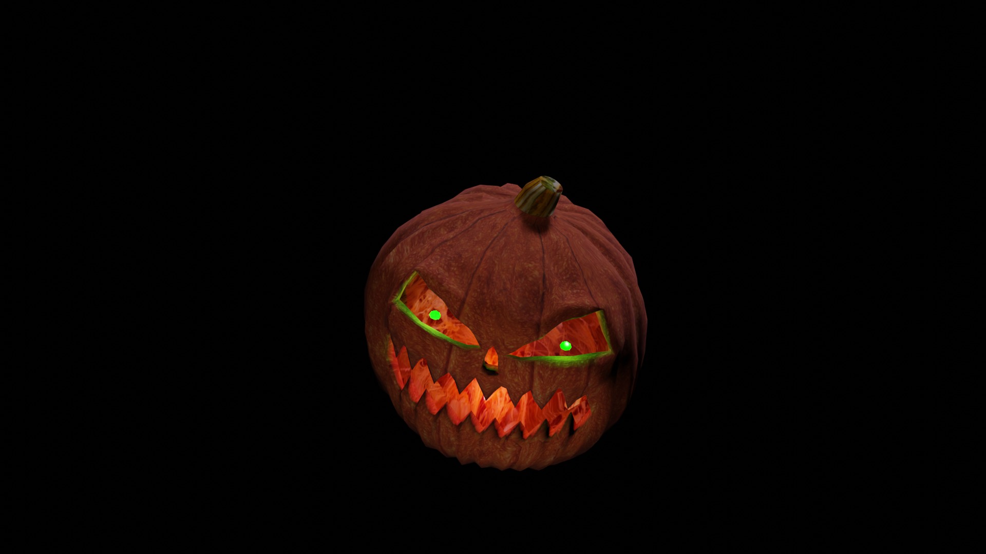 Animated Jack O Lantern 3D model_3