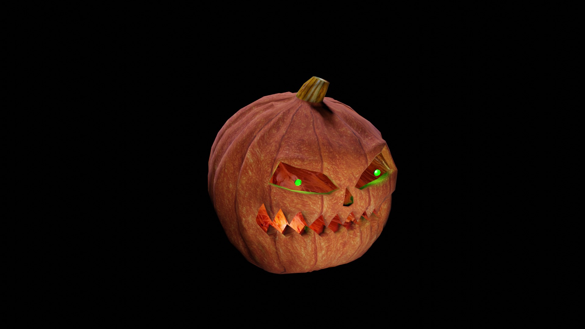 Animated Jack O Lantern 3D model_1