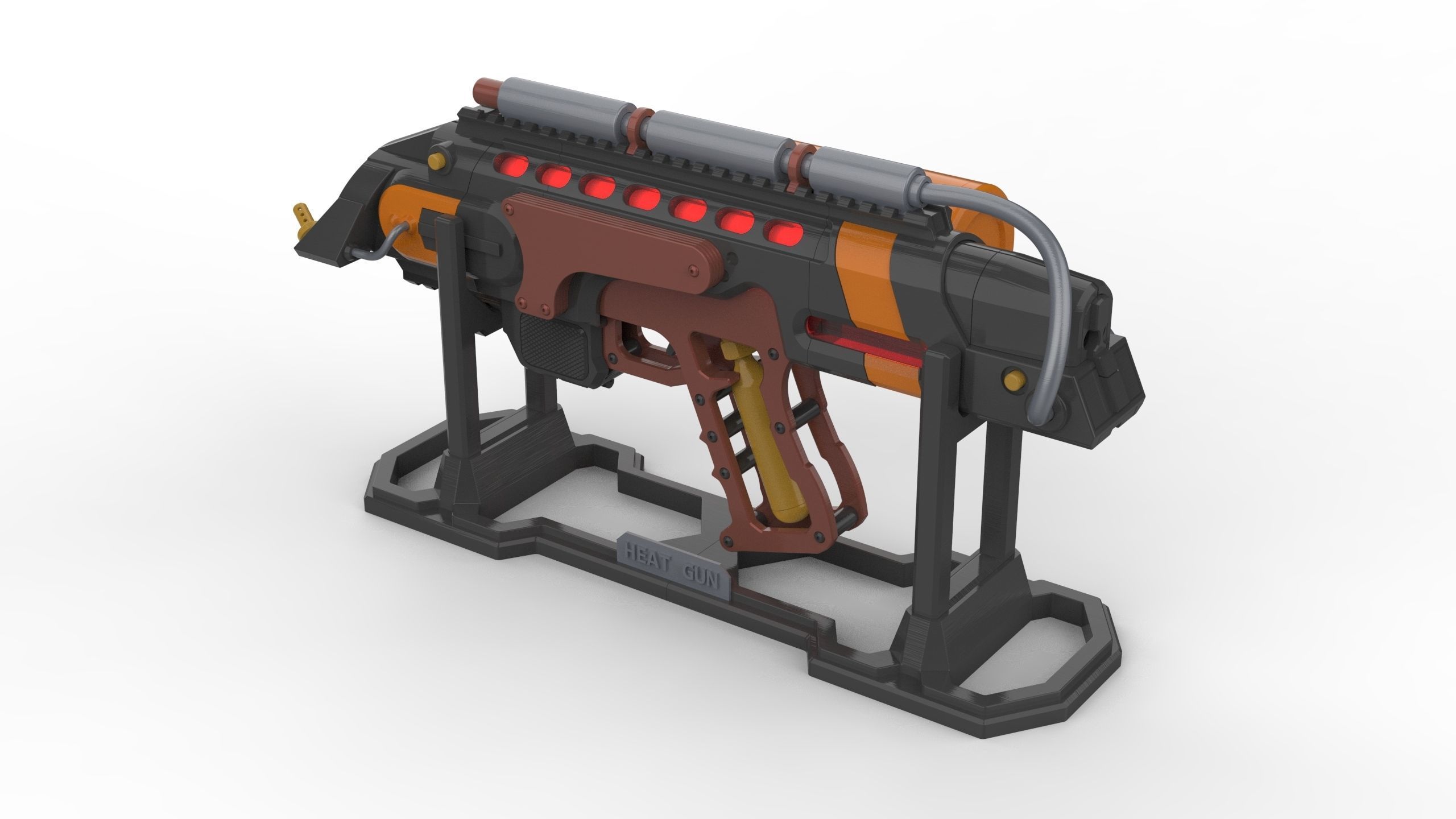 Flame Cannon - Legends Of Tomorrow - STL CAD - Commercial Use 3D print model_4