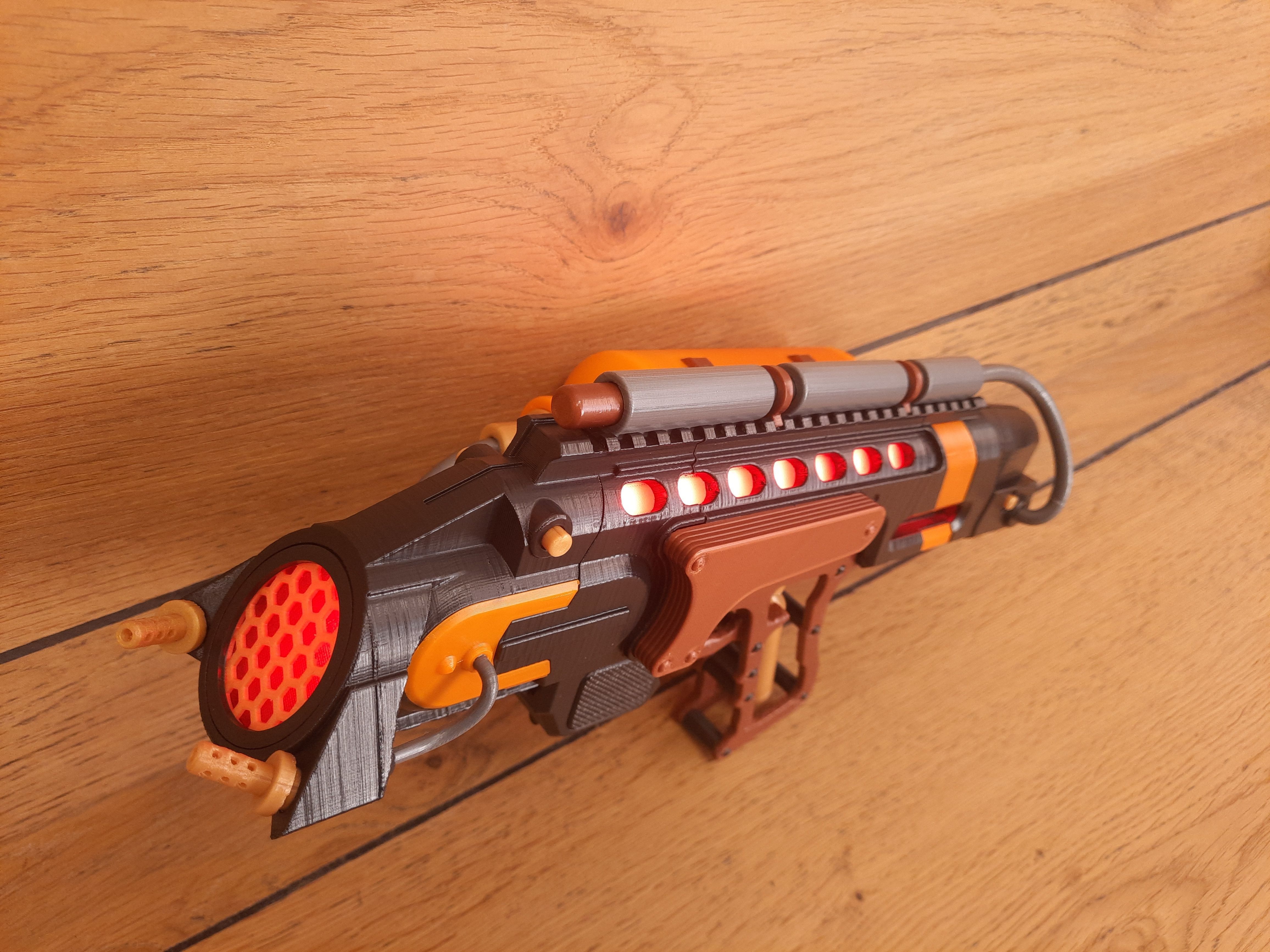 Flame Cannon - Legends Of Tomorrow - STL CAD - Commercial Use 3D print model_14