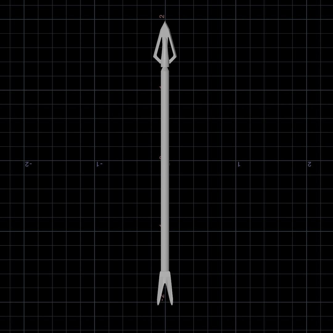Bow and Arrow 3D Printable Toy 3D print model_3